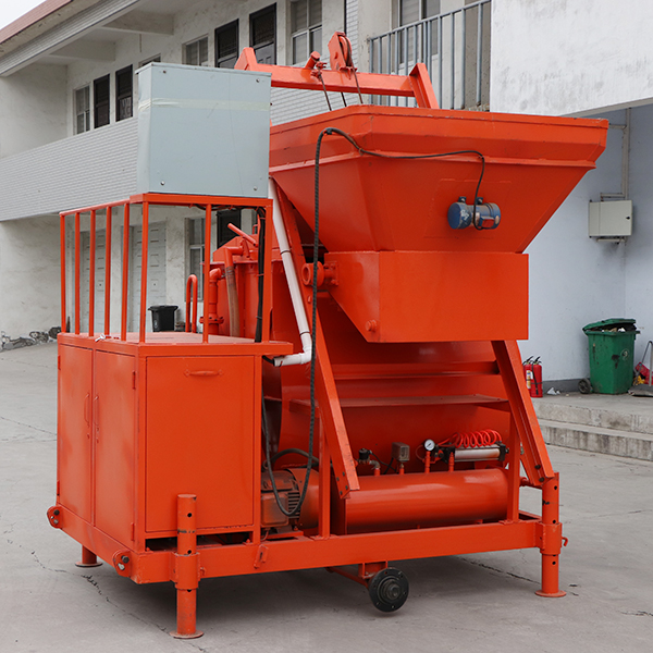 Foam concrete machine used for hollow wallboard casting