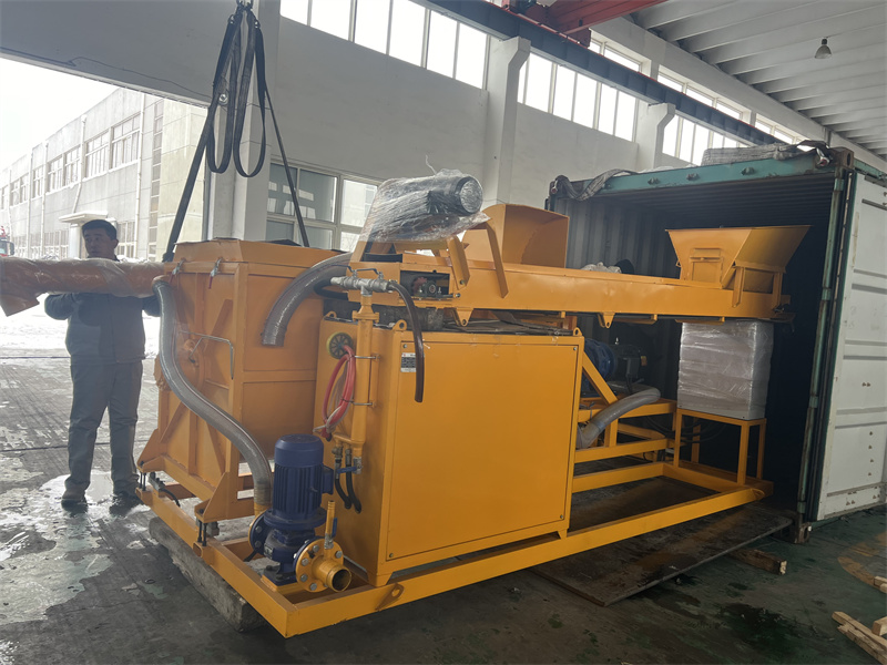 Foam concrete hollow interlock block machine